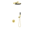 Душевая система Kaiser Sano с термостатом скрытого монтажа шлифованное золото 08277-3 Душевая система Kaiser Sano с термостатом скрытого монтажа шлифованное золото 08277-3