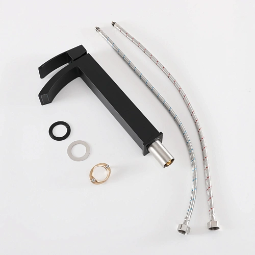 Смеситель для раковины Gid Victoria L120-BM-D L120BMD черный матовый Смеситель для раковины Gid Victoria L120-BM-D L120BMD черный матовый