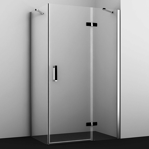 Душевой уголок WasserKRAFT Aller 10H07RBLACK MATT черный/хром Душевой уголок WasserKRAFT Aller 10H07RBLACK MATT черный/хром