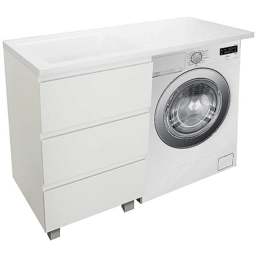 Тумба с раковиной Эстет Dallas Luxe ФР-00009668 1050х482 левая, напольная 3 ящика Тумба с раковиной Эстет Dallas Luxe ФР-00009668 1050х482 левая, напольная 3 ящика