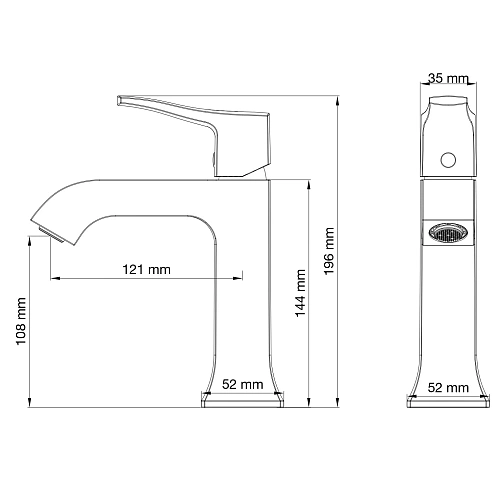 Смеситель для раковины Wonzon & Woghand брашированное золото (WW-88018072-BG) Смеситель для раковины Wonzon & Woghand брашированное золото (WW-88018072-BG)