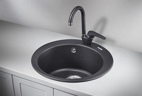 Кухонная мойка Granula 4801, ЧЁРНЫЙ, кварц 475 Кухонная мойка Granula 4801, ЧЁРНЫЙ, кварц 475