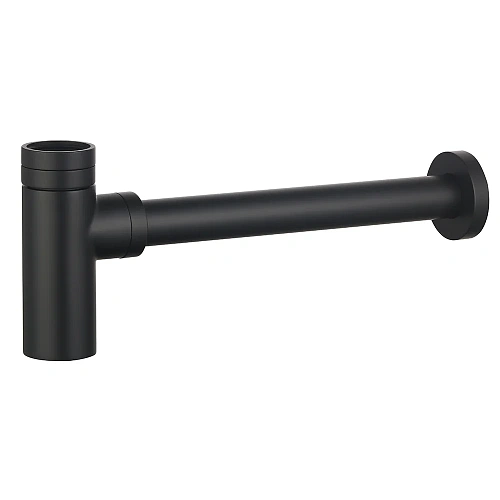 Сифон для раковины AQUAme AQM7010MB латунный, Черный матовый Сифон для раковины AQUAme AQM7010MB латунный, Черный матовый