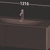 Тумба под раковину Duravit XVIU XV40360B221 подвесная 121 см орех/черный Тумба под раковину Duravit XVIU XV40360B221 подвесная 121 см орех/черный