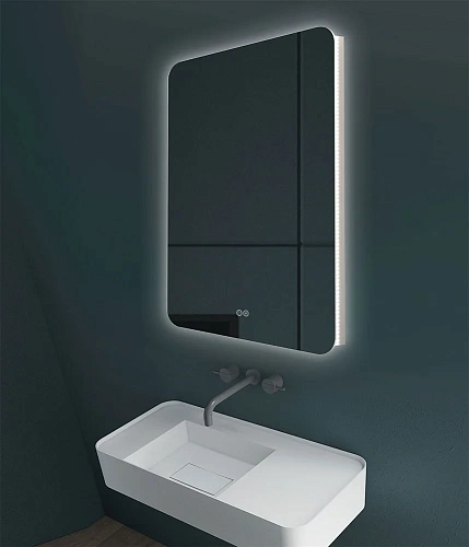 Зеркало Vincea LED VLM-3BE600-2 600х800 c сенсорным выключателем и диммером, антизапотевание Зеркало Vincea LED VLM-3BE600-2 600х800 c сенсорным выключателем и диммером, антизапотевание