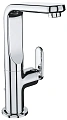 Смеситель для раковины GROHE Veris с донным клапаном и высоким изливом, хром (32184000) Смеситель для раковины GROHE Veris с донным клапаном и высоким изливом, хром (32184000)