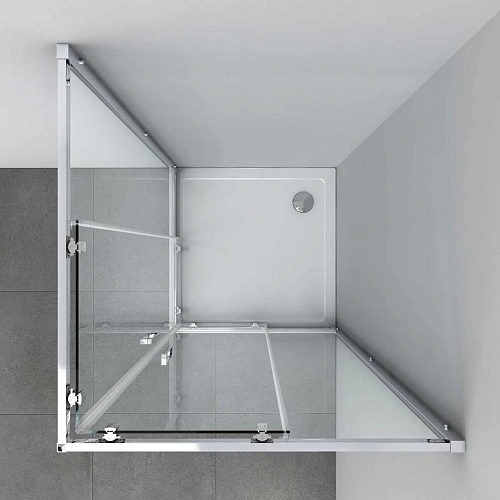 Душевой уголок Vincea Alpha VSS-3AL900CLGM, 900x900, вороненая сталь, стекло прозрачное Душевой уголок Vincea Alpha VSS-3AL900CLGM, 900x900, вороненая сталь, стекло прозрачное