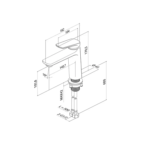 Смеситель для раковины IDDIS Ever (EVESB00i01) глянцевый хром Смеситель для раковины IDDIS Ever (EVESB00i01) глянцевый хром