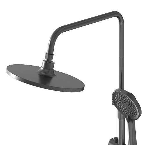 Душевая система GROSSMAN Galaxy 500.K35.01.420 графит сатиновый Душевая система GROSSMAN Galaxy 500.K35.01.420 графит сатиновый