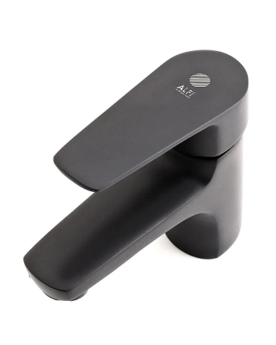 Смеситель для раковины Orange Loop M26-021b черный Смеситель для раковины Orange Loop M26-021b черный