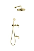 Душевая система Boheme ETERNA 174-2-G GOLD встраиваемая