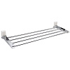 Полка WasserKRAFT Leine K-5011WHITE для полотенец белый/хром Полка WasserKRAFT Leine K-5011WHITE для полотенец белый/хром