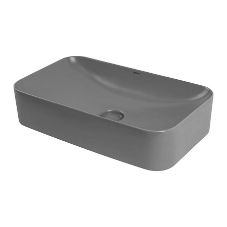 Раковина ABBER Rechteck AC2204MG накладная, серая матовая