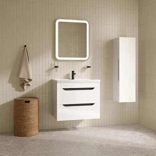 Тумба с раковиной IDDIS Ray RAY70W0i95K подвесная, 70 см, белый Тумба с раковиной IDDIS Ray RAY70W0i95K подвесная, 70 см, белый