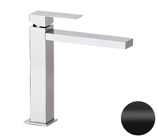 Смеситель для раковины Remer Q-Design QD11LNO, черный матовый Смеситель для раковины Remer Q-Design QD11LNO, черный матовый