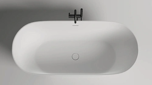 Ванна отдельностоящая Salini MONA 180х80 102921M из искусственого камня S-Stone Ванна отдельностоящая Salini MONA 180х80 102921M из искусственого камня S-Stone