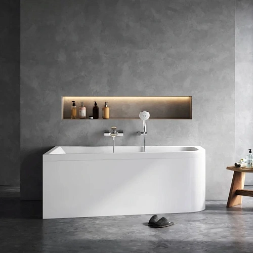 Акриловая ванна AM.PM Spirit W72A-160L100W-A2 ассиметричная 160x100, левая Акриловая ванна AM.PM Spirit W72A-160L100W-A2 ассиметричная 160x100, левая