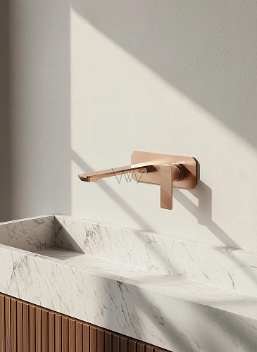 Смеситель для раковины Wonzon & Woghand DIAMOND встраиваемый, брашированное розовое золото (WW-88869011-BRG) Смеситель для раковины Wonzon & Woghand DIAMOND встраиваемый, брашированное розовое золото (WW-88869011-BRG)