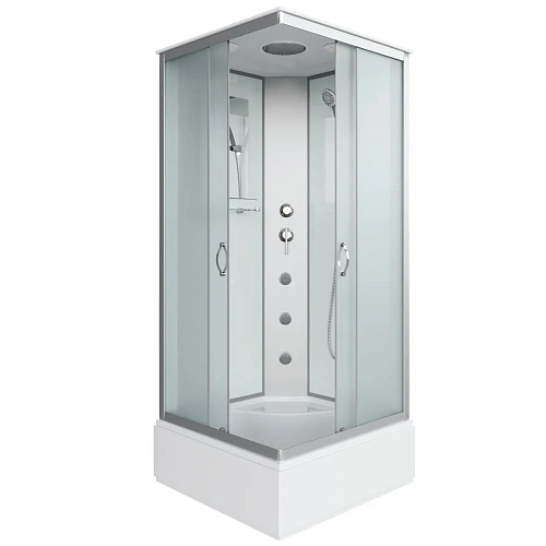 Душевая кабина Niagara Classic NG-1108-14G (900х900х2150) средний поддон (26см) стекло матовое с полкой тонированное 11081424G Душевая кабина Niagara Classic NG-1108-14G (900х900х2150) средний поддон (26см) стекло матовое с полкой тонированное 11081424G