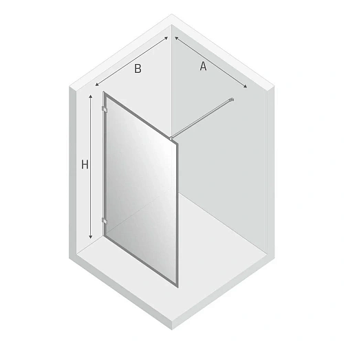 Душевая перегородка NEW TRENDY AVEXA BLACK 80x200 EXK-2049 (черный) Душевая перегородка NEW TRENDY AVEXA BLACK 80x200 EXK-2049 (черный)