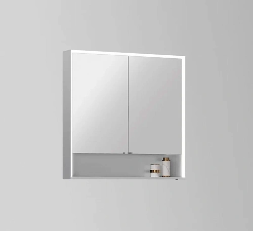 Зеркальный шкаф Esbano ES-5508 (ESMS5508) 800x800X130 с подсветкой Зеркальный шкаф Esbano ES-5508 (ESMS5508) 800x800X130 с подсветкой