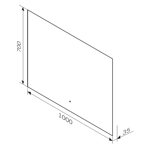 Зеркало AM.PM X-Joy M85MOX11001S с LED-подсветкой, сенсорром, 100 см Зеркало AM.PM X-Joy M85MOX11001S с LED-подсветкой, сенсорром, 100 см