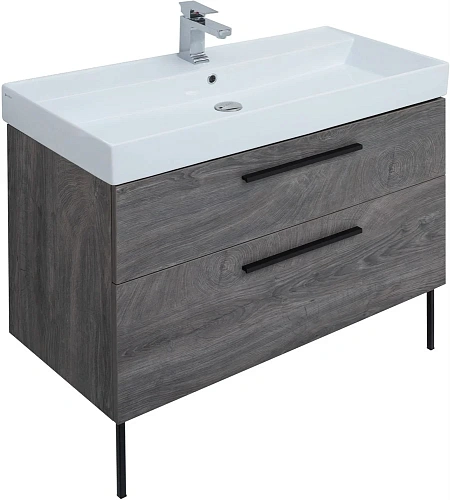 Тумба под раковину Aquanet Nova 100 дуб рошелье 00249923 Тумба под раковину Aquanet Nova 100 дуб рошелье 00249923