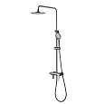 Душевая система Lemark Bronx LM3762GM с регулируемой высотой штанги, графит Душевая система Lemark Bronx LM3762GM с регулируемой высотой штанги, графит