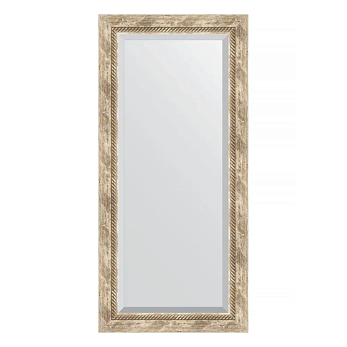 Зеркало в багетной раме Evoform Exclusive BY 3485 53 x 113 см, прованс с плетением Зеркало в багетной раме Evoform Exclusive BY 3485 53 x 113 см, прованс с плетением