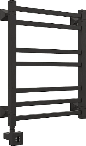 Полотенцесушитель электрический EWRIKA Кассандра Pg 60x50 L, черный матовый 510544 Полотенцесушитель электрический EWRIKA Кассандра Pg 60x50 L, черный матовый 510544