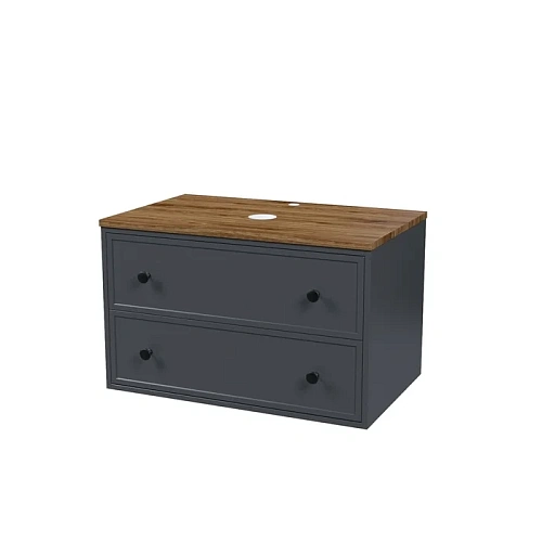 Тумба под раковину IDDIS Torr (TOR80DMi95K) подвесная со столешницей МДФ, макадамия орех 80 см темно-серый Тумба под раковину IDDIS Torr (TOR80DMi95K) подвесная со столешницей МДФ, макадамия орех 80 см темно-серый