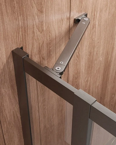 Душевой уголок CEZARES MOLVENO-AH-22-120/110-C-GM-IV цвет профиля оружейная сталь стекло прозрачное 1200x1100 мм Душевой уголок CEZARES MOLVENO-AH-22-120/110-C-GM-IV цвет профиля оружейная сталь стекло прозрачное 1200x1100 мм