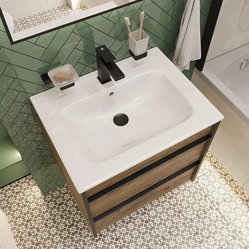 Смеситель для раковины STWORKI Нюборг NU-01b черный 550020 Смеситель для раковины STWORKI Нюборг NU-01b черный 550020