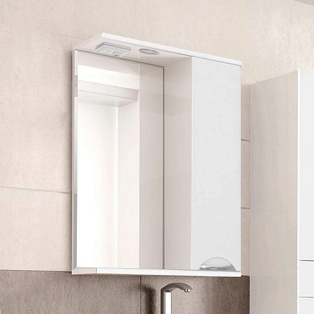 Зеркальный шкаф Style Line Жасмин 70/С ЛС-00000042 Зеркальный шкаф Style Line Жасмин 70/С ЛС-00000042