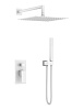 Картинка анонса товара «душевая система boheme qubic matt white встраиваемая 474-3-mw белый»