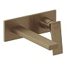Смеситель для раковины Kludi DECUS 54244N175 настенный для внутренней части 38241 брашированная бронза