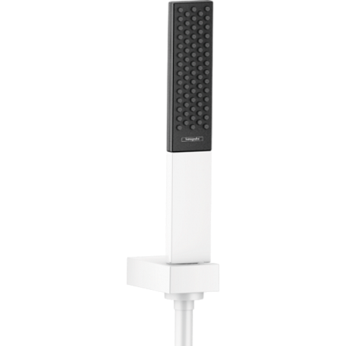 Душевой гарнитур Hansgrohe Rainfinity set 100 1jet 26856700, матовый белый Душевой гарнитур Hansgrohe Rainfinity set 100 1jet 26856700, матовый белый
