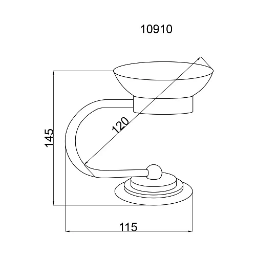 Мыльница Boheme MURANO 10910-C CHROME Мыльница Boheme MURANO 10910-C CHROME