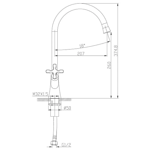 Смеситель для кухни Lemark Duetto (LM5704C) Смеситель для кухни Lemark Duetto (LM5704C)