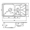 Кухонная мойка Iddis 780x440, Arro S (ARR78S1i77) Кухонная мойка Iddis 780x440, Arro S (ARR78S1i77)