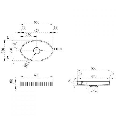 Раковина ABBER Stein AS2603Violett накладная,фиолетовая Раковина ABBER Stein AS2603Violett накладная,фиолетовая