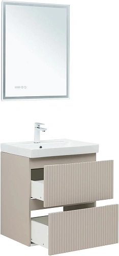 Тумба под раковину Aquanet Джейн Flat 60 00343975 бежевый Тумба под раковину Aquanet Джейн Flat 60 00343975 бежевый