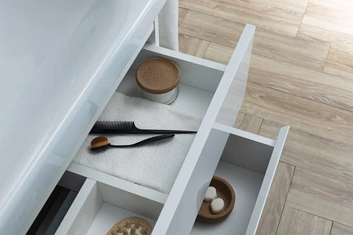 Комплект мебели Aquanet Беркли 80 белый/дуб рошелье (зеркало дуб рошелье) 00258969 Комплект мебели Aquanet Беркли 80 белый/дуб рошелье (зеркало дуб рошелье) 00258969