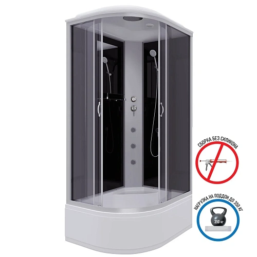 Душевая кабина Niagara Classic NG-2510-14RG (1200х800х2150) высокий поддон (40см) стекло тонированное 25101434RG Душевая кабина Niagara Classic NG-2510-14RG (1200х800х2150) высокий поддон (40см) стекло тонированное 25101434RG