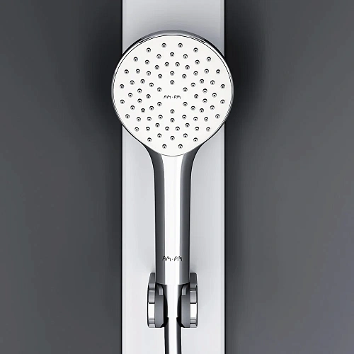 Душевая кабина AM.PM X-Joy W88C-301-090GG без крыши, 90х90, стекло графит, профиль графит Душевая кабина AM.PM X-Joy W88C-301-090GG без крыши, 90х90, стекло графит, профиль графит