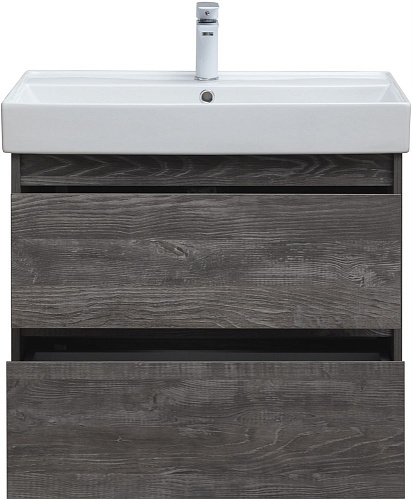 Тумба под раковину Aquanet Nova Lite 75 дуб серый (2 ящика) 00287890 Тумба под раковину Aquanet Nova Lite 75 дуб серый (2 ящика) 00287890