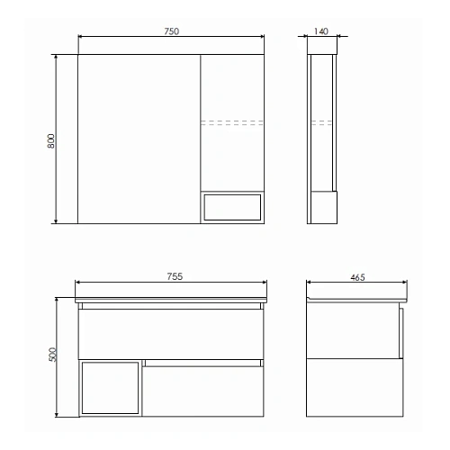Зеркальный шкаф Comforty Турин-75 00004144198 дуб бежевый Зеркальный шкаф Comforty Турин-75 00004144198 дуб бежевый
