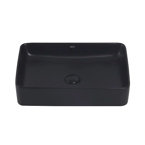 Раковина ABBER Rechteck AC2207MB накладная, черная матовая Раковина ABBER Rechteck AC2207MB накладная, черная матовая