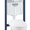 Инсталляция GROHE Solido Perfect (39191000) с подвесным унитазом и панелью смыва Skate Air Инсталляция GROHE Solido Perfect (39191000) с подвесным унитазом и панелью смыва Skate Air