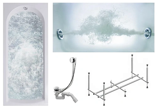 Акриловая ванна Timo HELLA HELLA1880-KT18-SPV1505-T-CM 180x80 гидромассажная 6 джет Акриловая ванна Timo HELLA HELLA1880-KT18-SPV1505-T-CM 180x80 гидромассажная 6 джет